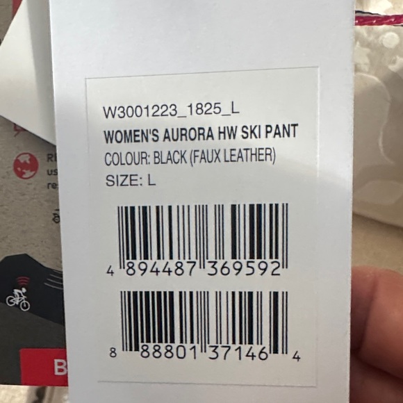 Perfect Moment Black Flare Leather Ski Pants - Picture 5 of 5